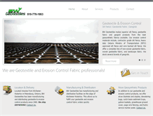 Tablet Screenshot of bwgeotextile.com